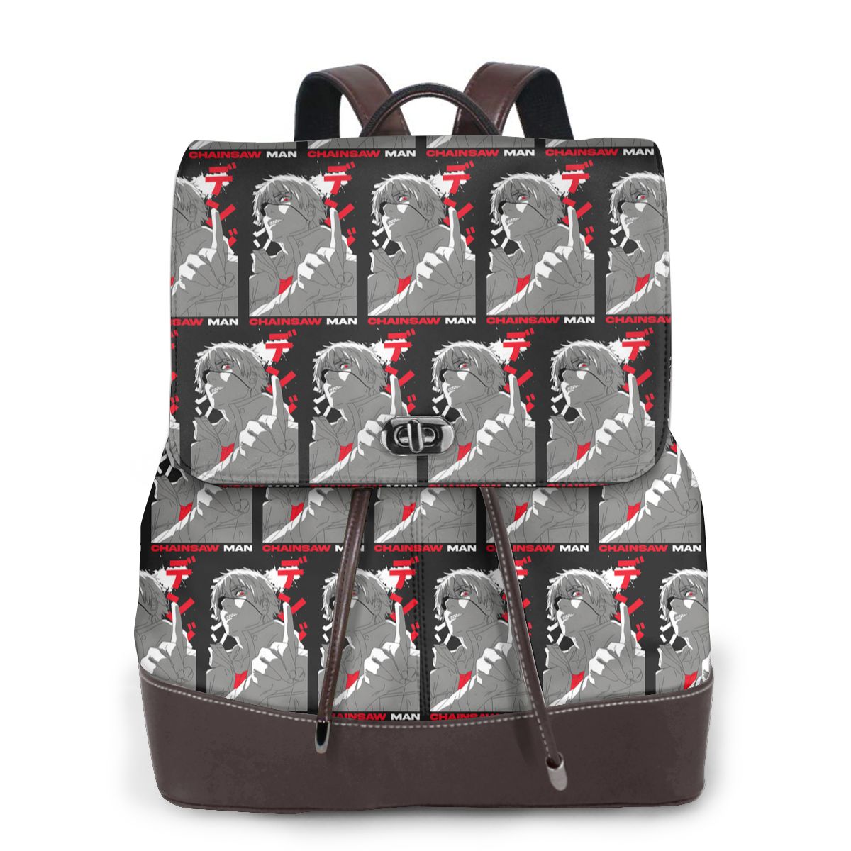 Anime Chainsaw Man Devil Women - đánh giá và giá Leather Work Rucksack Mens