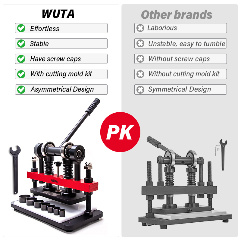 WUTA Bằng Tay Da Chết Máy Cắt  - đánh giá và giá Leatherwork Machine