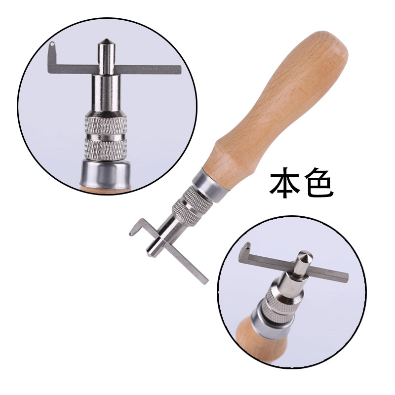 Adjustable Leather Edge Stitch - đánh giá và giá Groover Stitching Tool
